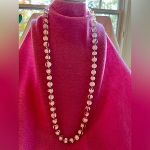 Saks Fifth Avenue exclusive glass beaded necklace